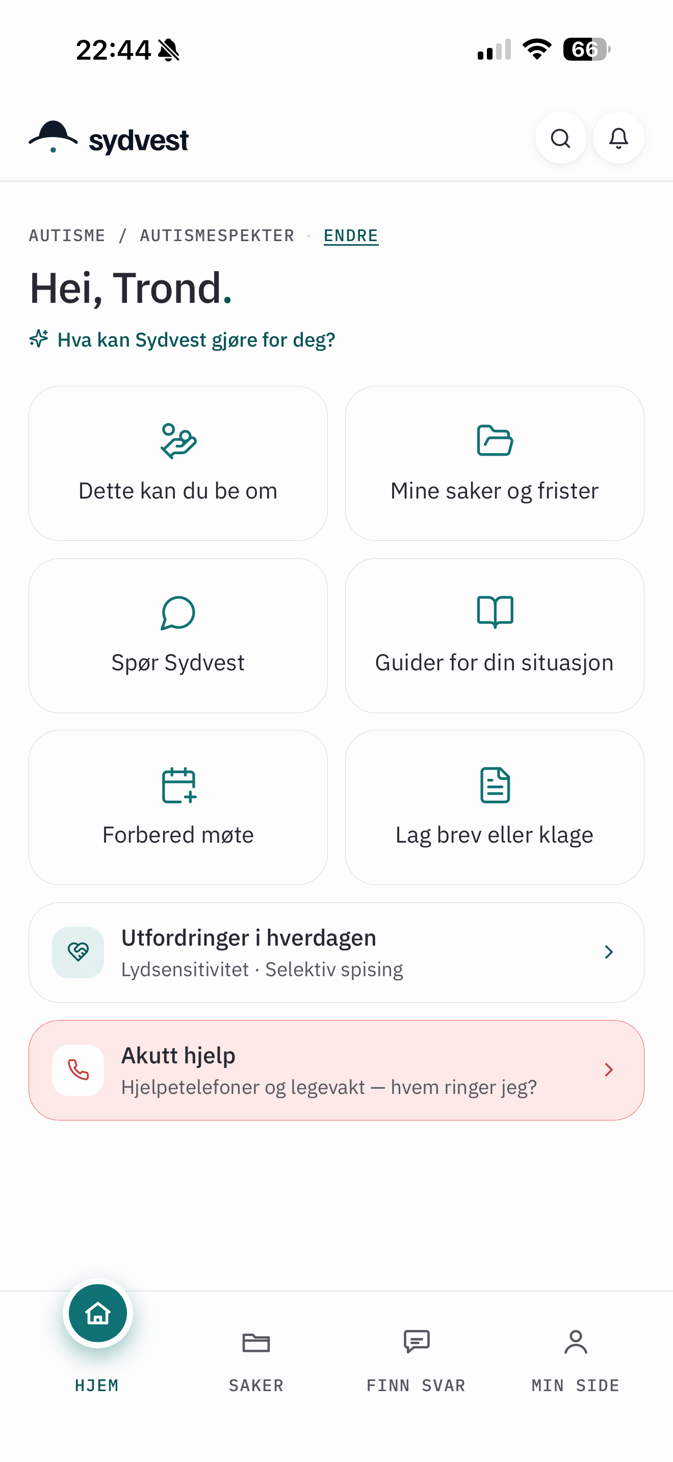 Sydvest-appen