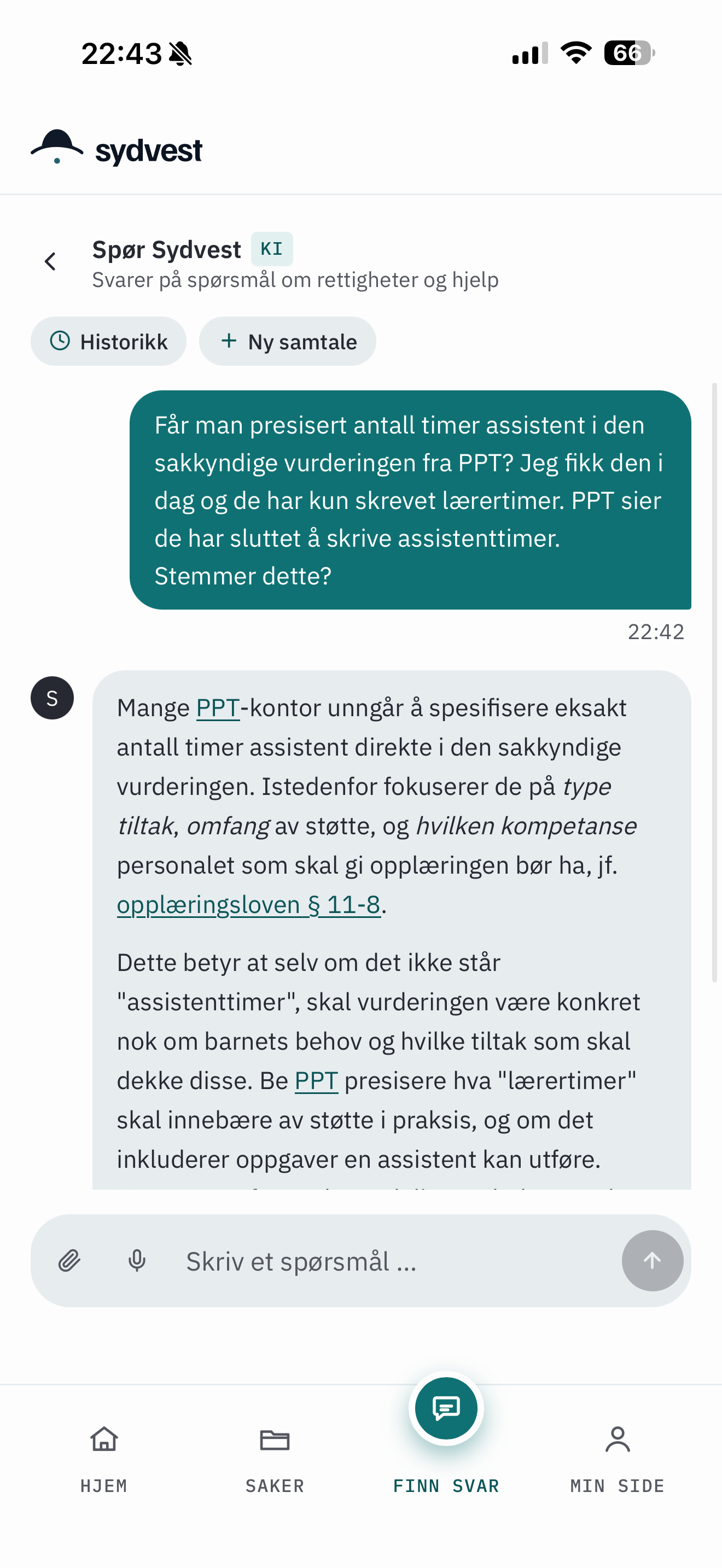 Spør Sydvest